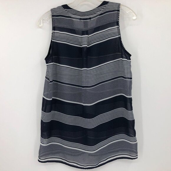 Gap Factory XS Sleeveless Airy Tank Blue Stripe - Picture 6 of 6